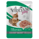 VIBRISSE GATO POUCH ATUN CON PESCADO BLANCO EN GELATINA 70g