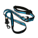 KURGO QUANTUM 6 EN 1 CORREA REFLECTANTE PARA PERRO AZUL REGULABLE DE 1,2 - 1,8M