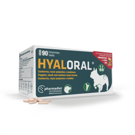 HYALORAL RAZAS PEQUEÑAS Y MEDIANAS 90 COMP 