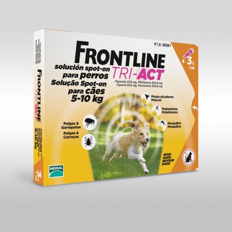 FRONTLINE TRI-ACT S 3 PIPETAS (5-10KG)