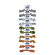 RISTRA CUERDA DENTAL LISA 27,5cm-105gr UMV 10uds