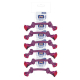 RISTRA CUERDA DENTAL BICOLOR 15cm-30gr ROSA UMV 6uds