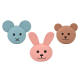 MINI ANIMALS LATEX UMV 3uds.