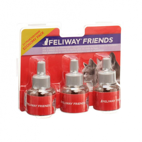 FELIWAY FRIENDS RECAMBIO PACK 3 UNIDADES DE 48ML