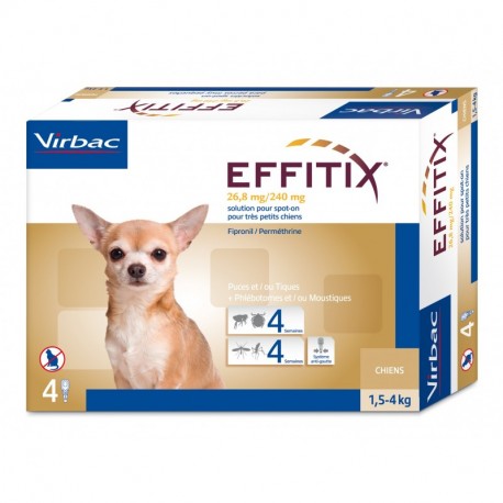 EFFITIX PERRO XS 1,5-4KG 24 PIPETAS