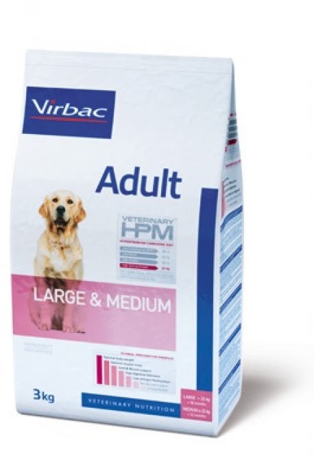 ADULT DOG LARGE & MEDIUM 3 KG HPM