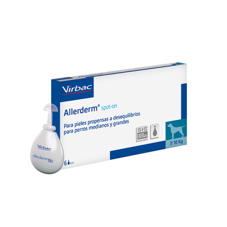 ALLERDERM SPOT-ON 6 PIPETAS X 4 ML