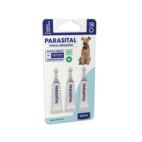 PARASITAL 3 PIP PERRO MEDIANO 10-25 KG