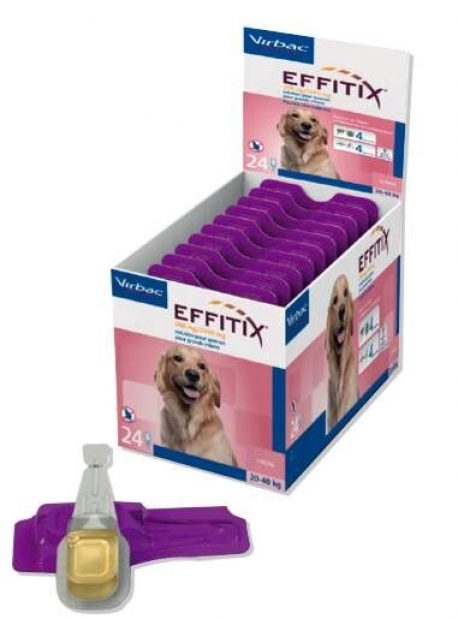 EFFITIX PERRO L 20-40KG 24 PIPETAS 