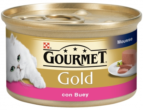 GOURMET GOLD MOUSSE BUEY 24 x 85G