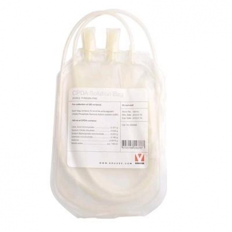 BOLSA EXTRACCION SANGRE CON CPDA 500ML 1UD