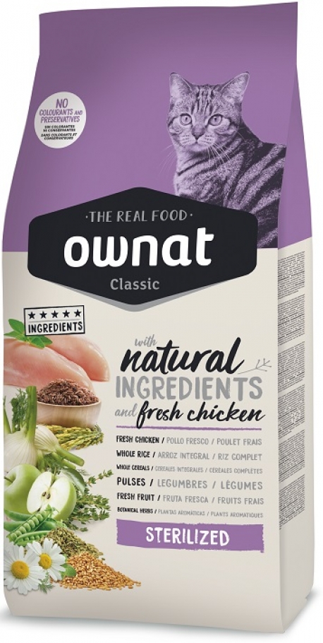 OWNAT GATO CLASSIC STERILIZED 4KG