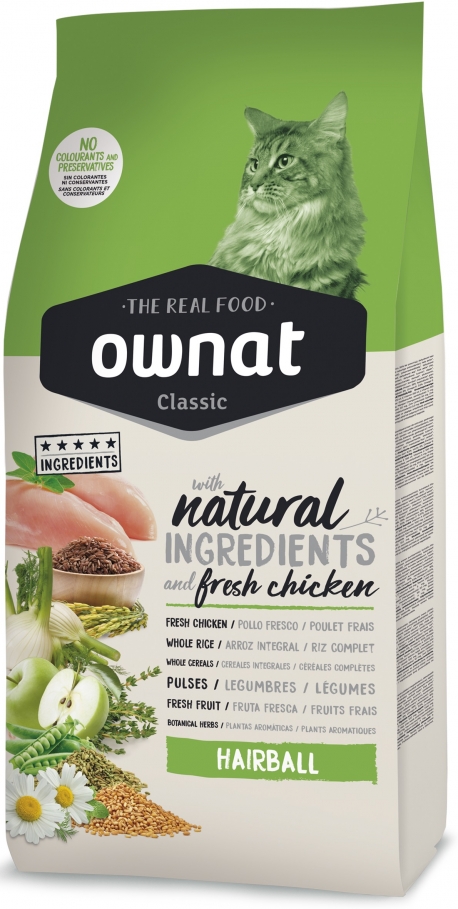 OWNAT GATO CLASSIC HAIRBALL 1,5KG