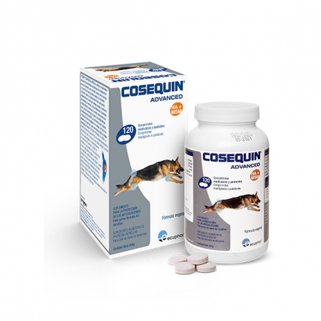 COSEQUIN ADVANCED PERROS 120 COMPRIMIDOS