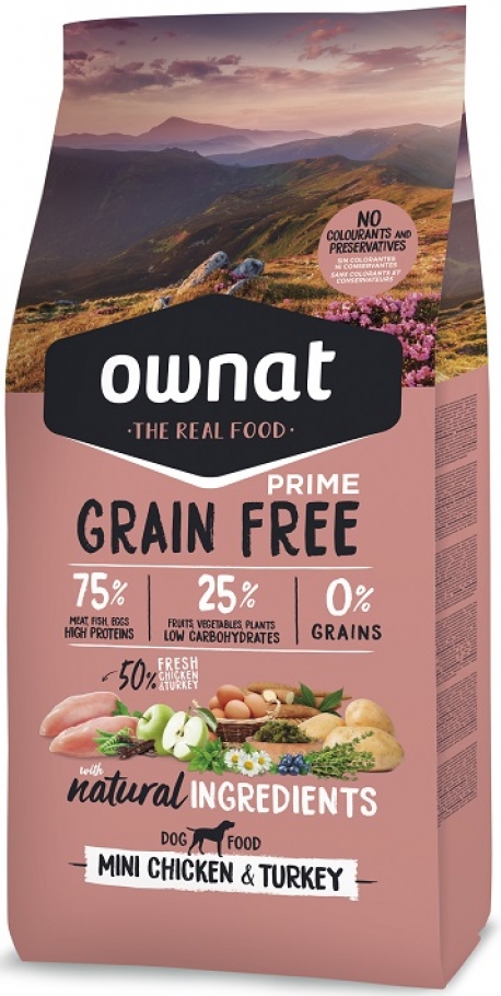 OWNAT PERRO GF PRIME MINI CHICKEN&TURKEY 3KG