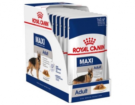 CANINE MAXI ADULT 10 BOLSITAS X 140G