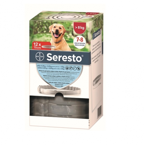 SERESTO CLINICO PERRO +8 12x1 COLLAR