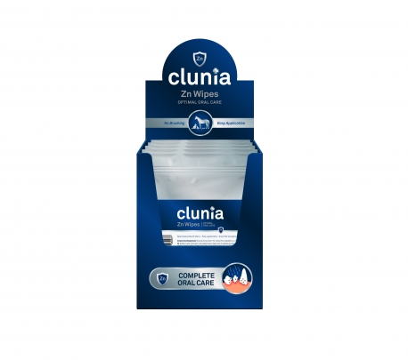 CLUNIA ZN WIPES DISPLAY BOX 20SOBRES X 10TOALLITAS