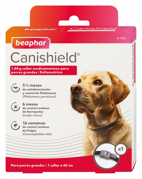 COLLAR CANISHIELD PERRO 2 COLLARES X 65CM