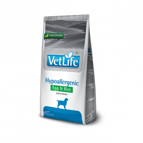 VETLIFE DOG HYPO HUEVO,ARROZ 12KG