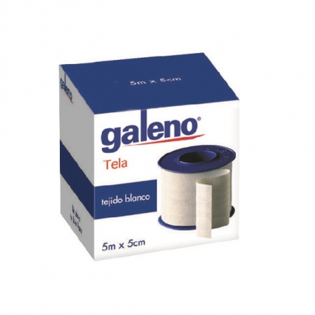 GALENO ESPARADRAPO TELA BLANCO 5CMX5M 1UD