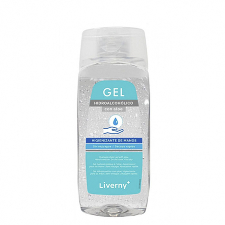 LIVERNY GEL HIDROALCOHOLICO CON ALOE 225ML