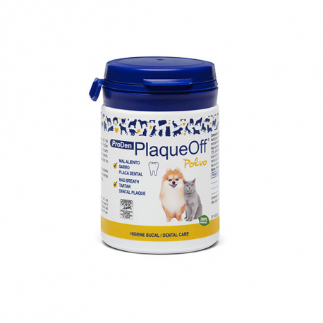 PLAQUEOFF POLVO 60G PERRO/GATO