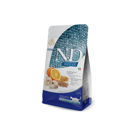 N&D OCEAN CAT BACALAO,ANCESTRAL 1,5KG