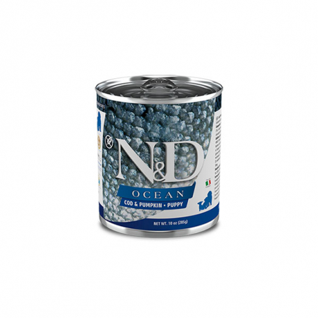 N&D OCEAN PUPPY BACALAO,CALABAZA 6X285G