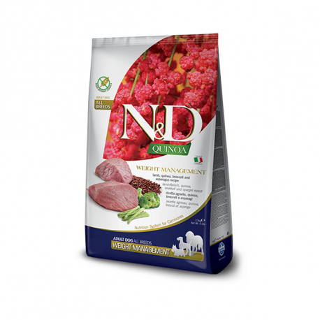 N&D QUINOA DOG WEIGHT MANAGEMENT 2,5KG