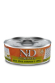 N&D PUMPKIN CAT JABALI,MANZANA 12X80G