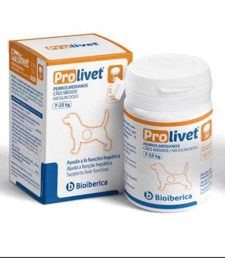 PROLIVET PERRO MEDIANO 30 COMPRIMIDOS (HEPATO)