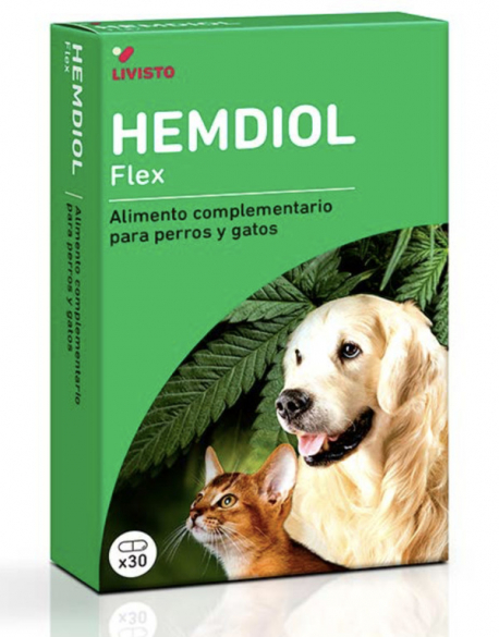 HEMDIOL FLEX 30 CAPSULAS PERRO/GATO