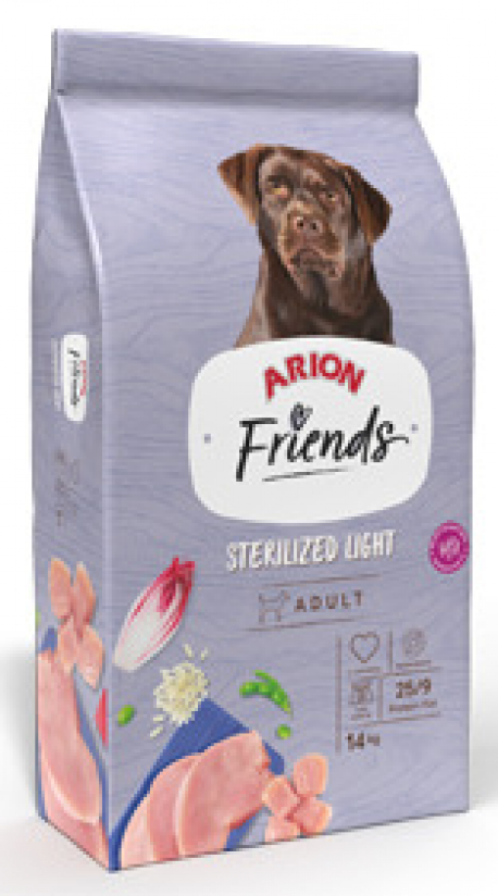 ARION FRIENDS PERRO STERILIZED LIGHT 3 KG