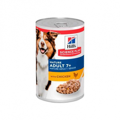 SP CANINE MATURE 7+ POLLO 12 LATAS X 370G 