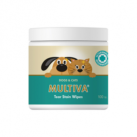 MULTIVA TEAR STAIN 100 WIPES 