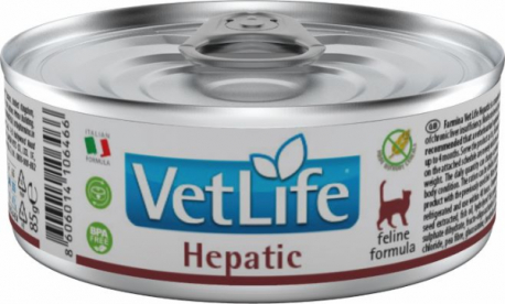 VETLIFE CAT HEPATIC 12X85G