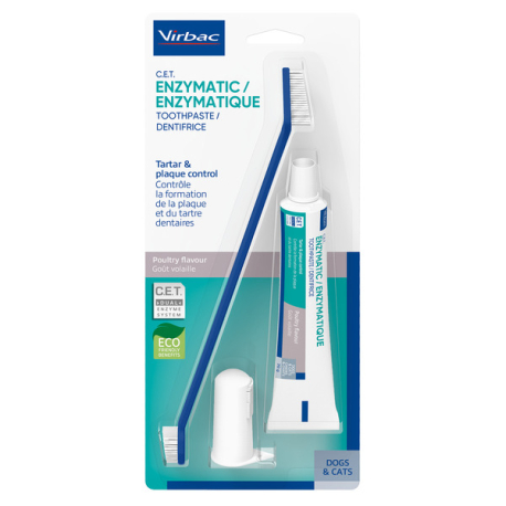 CET KIT DENTIFRICO ENZIMATICO PASTA + 2 CEPILLOS