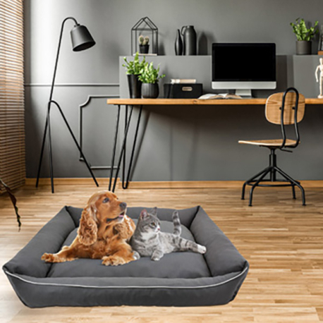 CUNA DESENFUNDABLE -2-GRIS 90x70x21cm