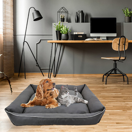 CUNA DESENFUNDABLE -4-GRIS 120x90x21cm