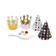 PARTY SET GORROS 6pcs. (UMV 3uds.)