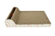 ECOLINE RASCADOR CARTON CON PELOTA Y CATNIP 46x25x11cm