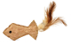 PEZ DE CORCHO CON PLUMA 9.5cm (U.M.V 3uds)