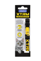 COLLAR GATO X-TRM NEON FLASH NEGRO 10mm x 22-33cm (UMV 3uds.)