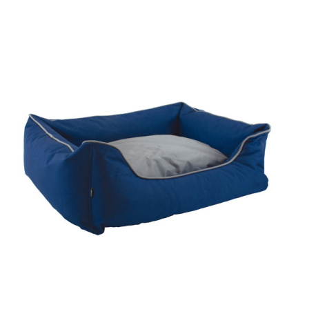 CUNA DESENFUNDABLE OUTDOOR AZUL MARINO 80x70x25cm
