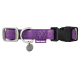 COLLAR MAC LEATHER LILA 20mm x 35-50cm