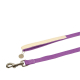 CORREA MAC LEATHER COTTON LILA 15mm x 120cm