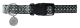 COLLAR MAC LEATHER CROSS NEGRO 10mm x 20-33cm