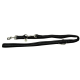CORREA ADIESTRAMIENTO NYLON REFLECTANTE NEGRO 25mmx200cm.