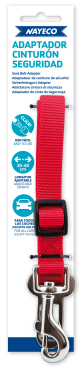 ADAPTADOR-CINTURON SEGURIDAD 20mm ROJO